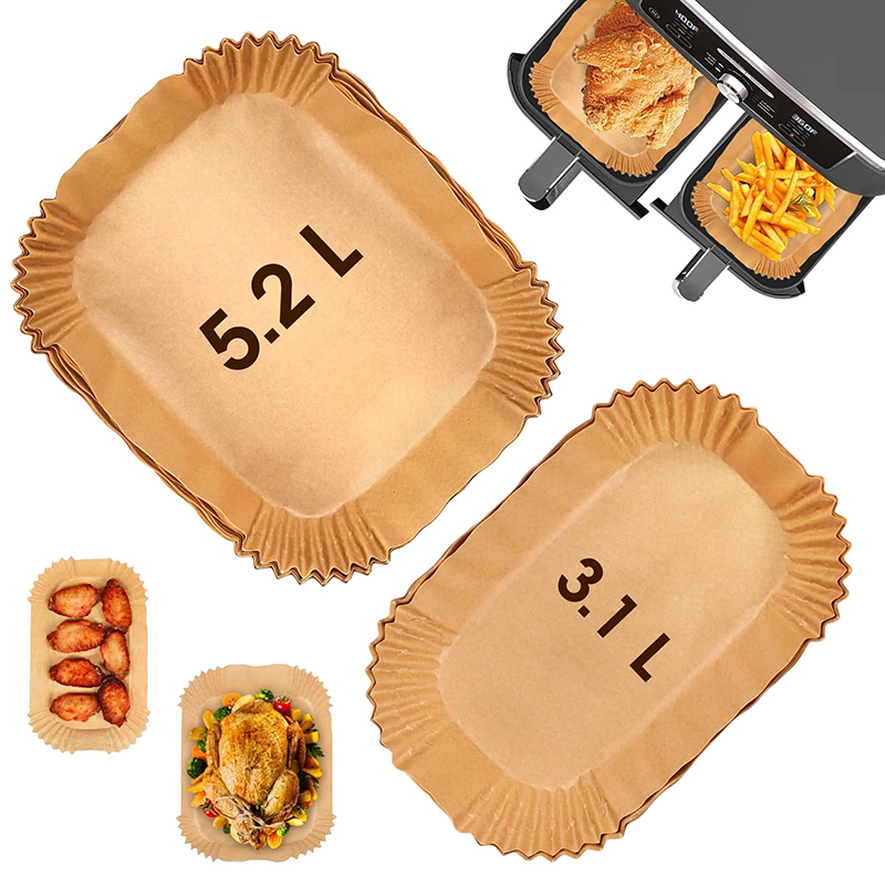 Hotwav Tablet Accessories - Doublures en papier rectangulaires pour friteuse