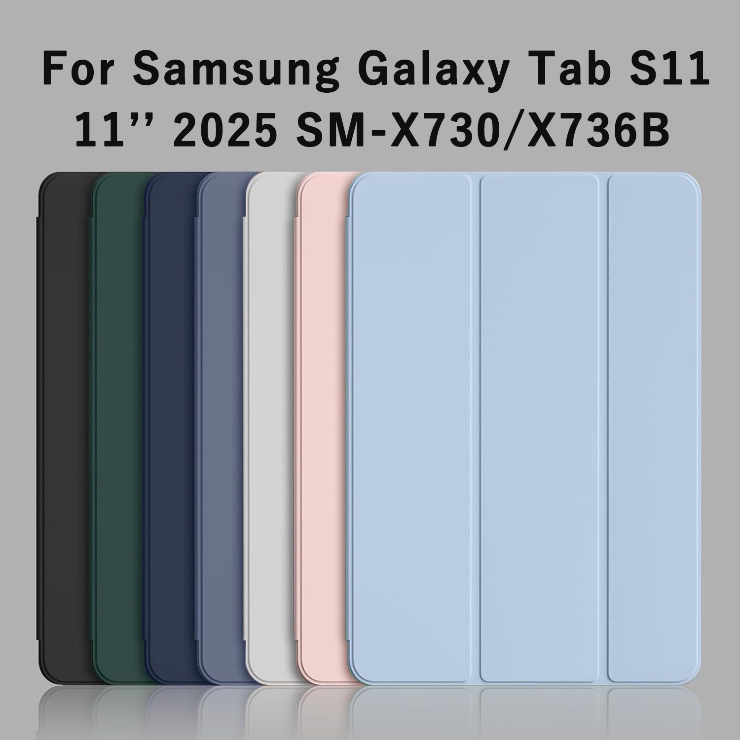Samsung Tablet S11 Accessories - Étui à rabat triple pour Samsung