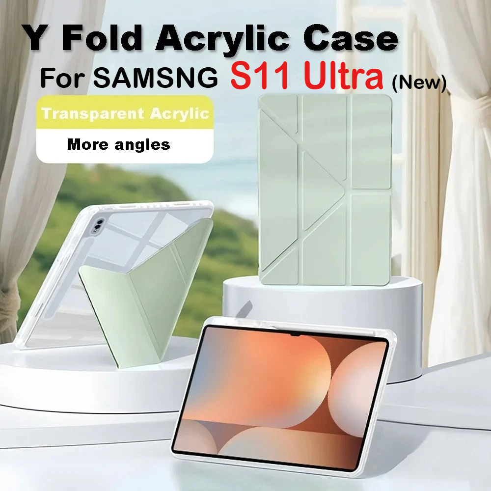 Samsung Tablet S11 Accessories - Y Fold acrylique HD couverture pour