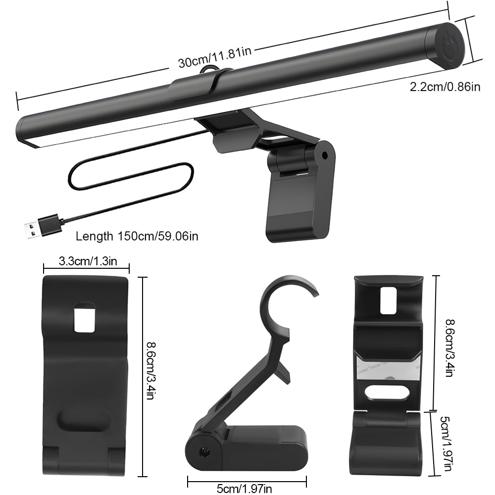 Tablet Lap Desk - Barre lumineuse suspendue pour écran d'ordinateur