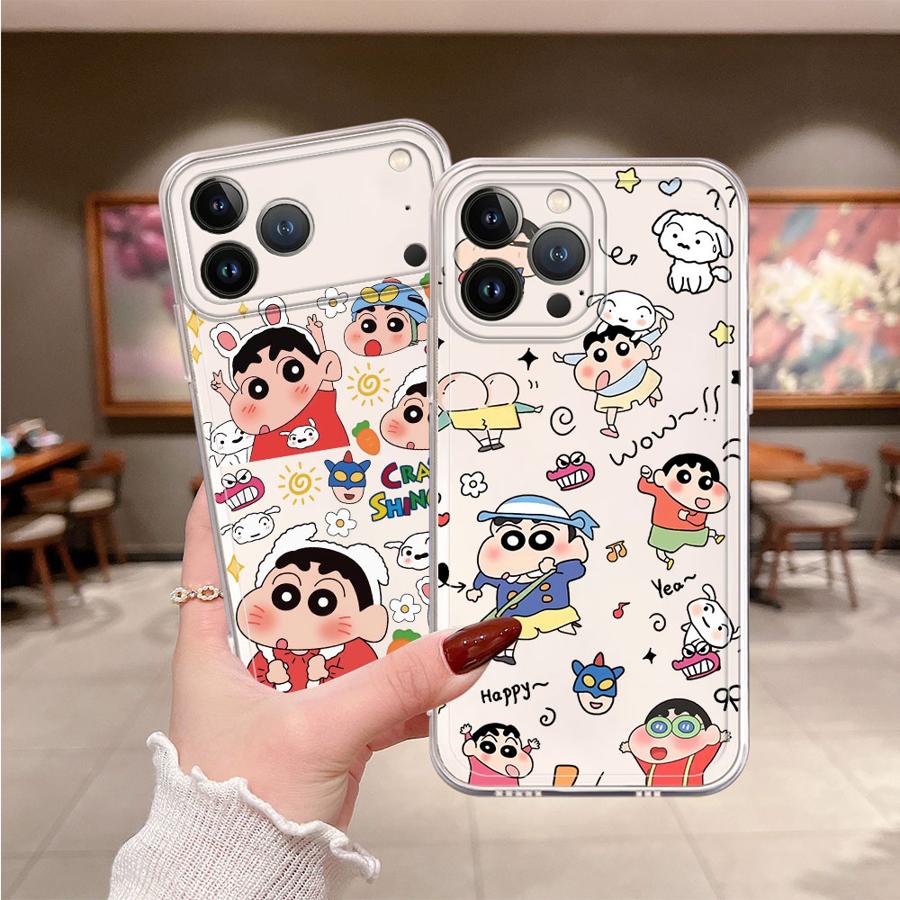 Apple Iphone 16 - Coque souple Cra-yons Shin-chans pour iPhone