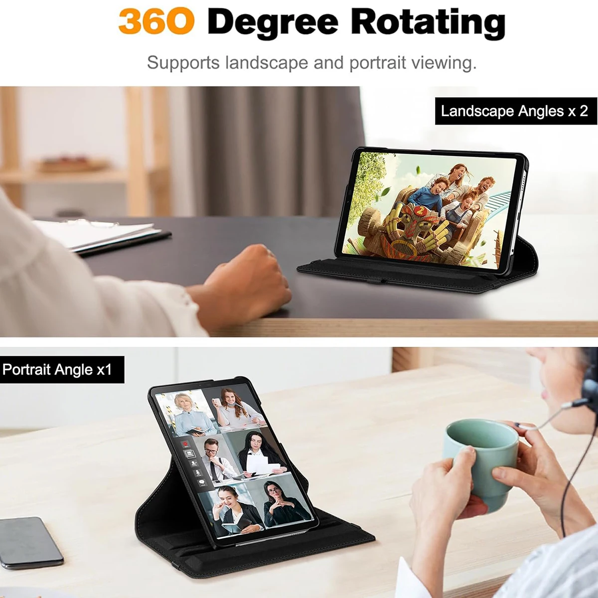 Étui rotatif pour tablette Sam - Samsung Tablet A9 Accessories avis et prix